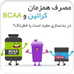 مصرف همزمان کراتین و BCAA مفید است یا خطرناک؟