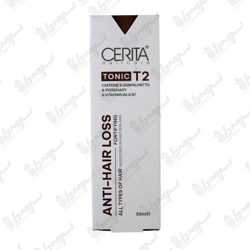 هیر تونیک گیاهی تقویت کننده موی سر T2 سریتا 50 میل هیر تونیک گیاهی تقویت کننده موی سر T2 سریتا 50 میل