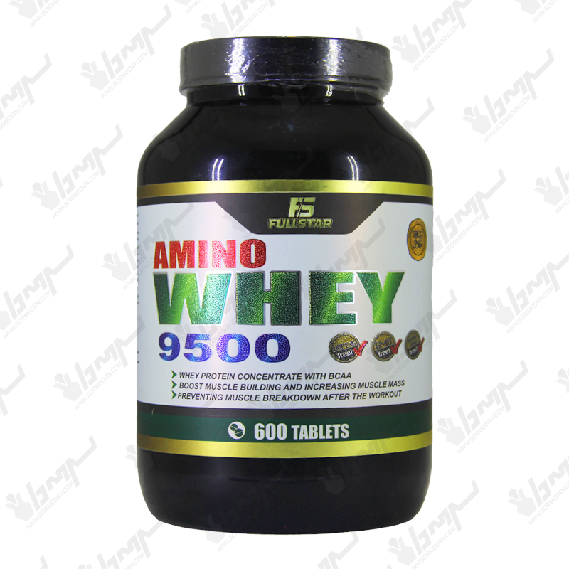 قرص آمینو وی 9500 فول استار | 600 عددی | 120 سروینگ قرص آمینو وی 9500 فول استار | 600 عددی | 120 سروینگ
