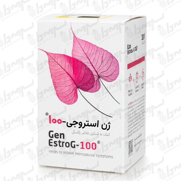 کپسول ژن استروجی 100 ژنیان فارمد 60 عددی کپسول ژن استروجی 100 ژنیان فارمد 60 عددی
