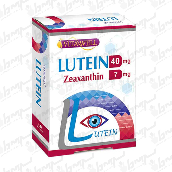 کپسول لوتئین 40 میلی گرم ویتاول | 30 عدد کپسول لوتئین 40 میلی گرم ویتاول | 30 عدد
