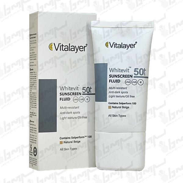 فلوئید ضد آفتاب ضد لک SPF50+ وایت ویت ویتالیر 50 میل فلوئید ضد آفتاب ضد لک SPF50+ وایت ویت ویتالیر 50 میل