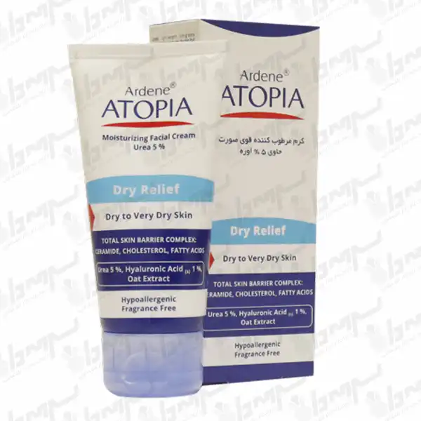 کرم مرطوب کننده قوی صورت اوره 5% درای ریلیف آردن آتوپیا 50 میل ...