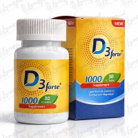قرص ویتامین D3 فورت 1000 واحد آرین سلامت سینا | 30 عدد