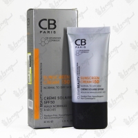 کرم ضد آفتاب SPF50 پوست نرمال تا خشک سی بی پاریس | 40 میلی لیتر