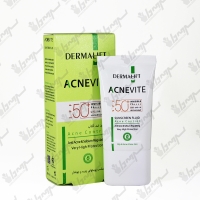 فلوئید ضد آفتاب آکنویت SPF50 مناسب پوست های چرب و جوشدار درمالیفت | 40 میلی لیتر