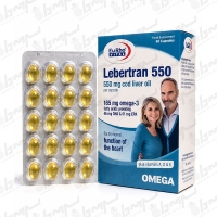 کپسول نرم ژلاتینی لبرترن 550 یوروویتال | 60 عدد