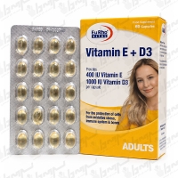 کپسول نرم ویتامین E 400 و D3 1000 یوروویتال | 60 عدد