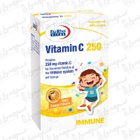 قرص جویدنی ویتامین ث 250 میلی گرم یوروویتال | 60 عدد