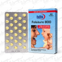 قرص اسید فولیک 800 یوروویتال | 60 عدد
