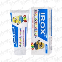 خمیر دندان ژله ای کودک مناسب دندان های شیری ایروکس 80 گرم