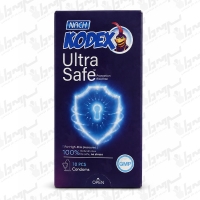 کاندوم کدکس مدل Ultra Safe بسته 10 عددی