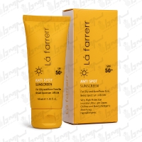 کرم ضد آفتاب و ضد لک بی رنگ مخصوص پوست چرب و مستعد آکنه +SPF50 لافارر