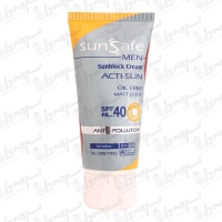 کرم ضد آفتاب آقایان ضد جوش SPF40 سان سیف 50 میل