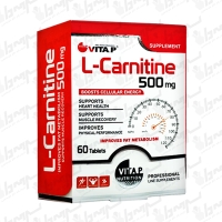 قرص ال کارنیتین 500 میلی گرم ویتاپی | 60 عددی