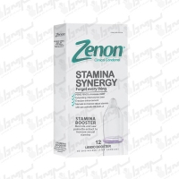 کاندوم تقویت کننده نعوظ مدل Stamina Synergy زنون | 12 عددی