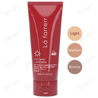 کرم ضد آفتاب و ضد لک رنگی مخصوص پوست های چرب و مستعد آکنه  SPF40 لافارر