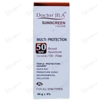 کرم ضد آفتاب دکتر ژیلا (مولتی پروتکشن) SPF50 بدون رنگ
