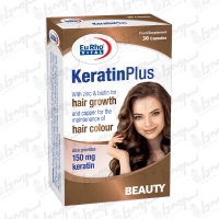 کپسول ژلاتینی نرم کراتین پلاس یوروویتال | 40 عدد