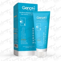 کرم ضد آفتاب SPF50+ پوست خشک و معمولی ژنوبایوتیک 50 میل