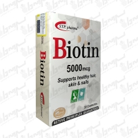 کپسول بیوتین 5000 میکروگرم اس تی پی فارما | 30 عدد