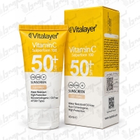 کرم ضد آفتاب ویتامین سی  SPF50+ ویتالیر | ۴۰ میلی‌ لیتر