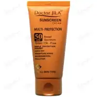 کرم ضد آفتاب فاقد چربی مولتی پروتکشن ⁺SPF50 دکتر ژیلا 50 میلی لیتر(رنگی)