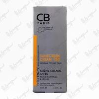 کرم ضد آفتاب SPF50 پوست نرمال تا خشک سی بی پاریس | 40 میلی لیتر