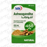 کپسول آشواگاندا ۴۵۰ میلی‌گرم یوروویتال | ۳۰ عدد