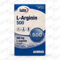 قرص ال آرژنین 500 میلی گرم یوروویتال | 60 عدد