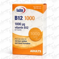 کپسول نرم ب 12 1000 میکروگرم یوروویتال | 60 عدد