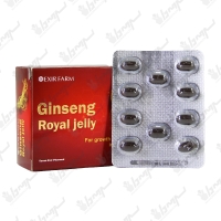 کپسول ژلاتینی نرم رویال ژلی و جینسینگ اکسیر فارم | 30 عدد