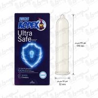 کاندوم کدکس مدل Ultra Safe بسته 10 عددی