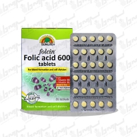 قرص فولسین فولیک اسید 600 سان لایف | 60 عددی