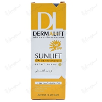 کرم ضد آفتاب +SPF 50 سان لیفت پوست خشک درمالیفت | 40 میلی لیتر