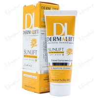 کرم ضد آفتاب +SPF 50 سان لیفت پوست خشک درمالیفت | 40 میلی لیتر