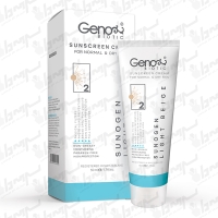 کرم ضد آفتاب SPF50+ پوست خشک و معمولی ژنوبایوتیک 50 میل