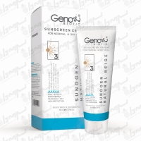 کرم ضد آفتاب SPF50+ پوست خشک و معمولی ژنوبایوتیک 50 میل