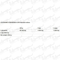 کپسول گلوتامین کامپرسد کپس ناترند | 120 عدد | 40 سروینگ