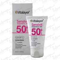 کرم ضد آفتاب ضد حساسیت SPF50+ سنسی ویت ویتالیر 40 میل