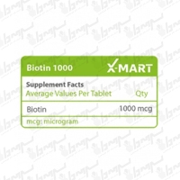 قرص بیوتین 1000 میلی گرم ایکس مارت | 60 عدد